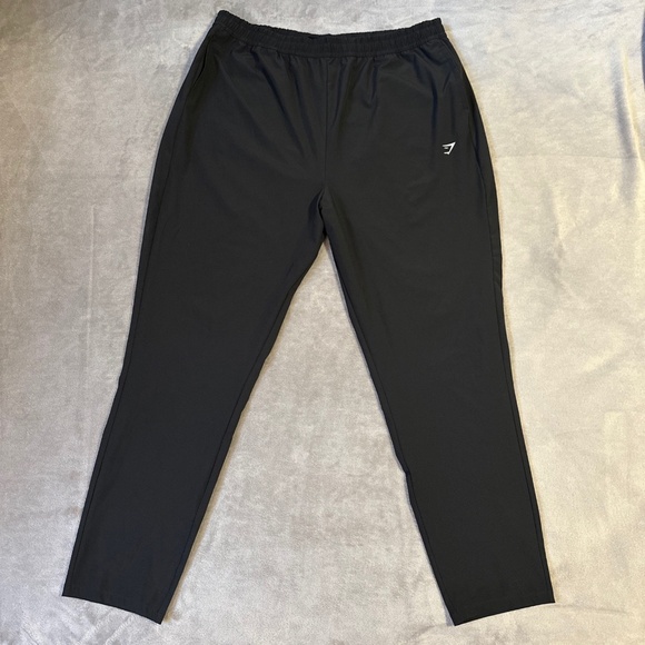 Gymshark Arrival Pants Men 2XL XXL Black Jogger Tapered Lightweight Training - Picture 1 of 7